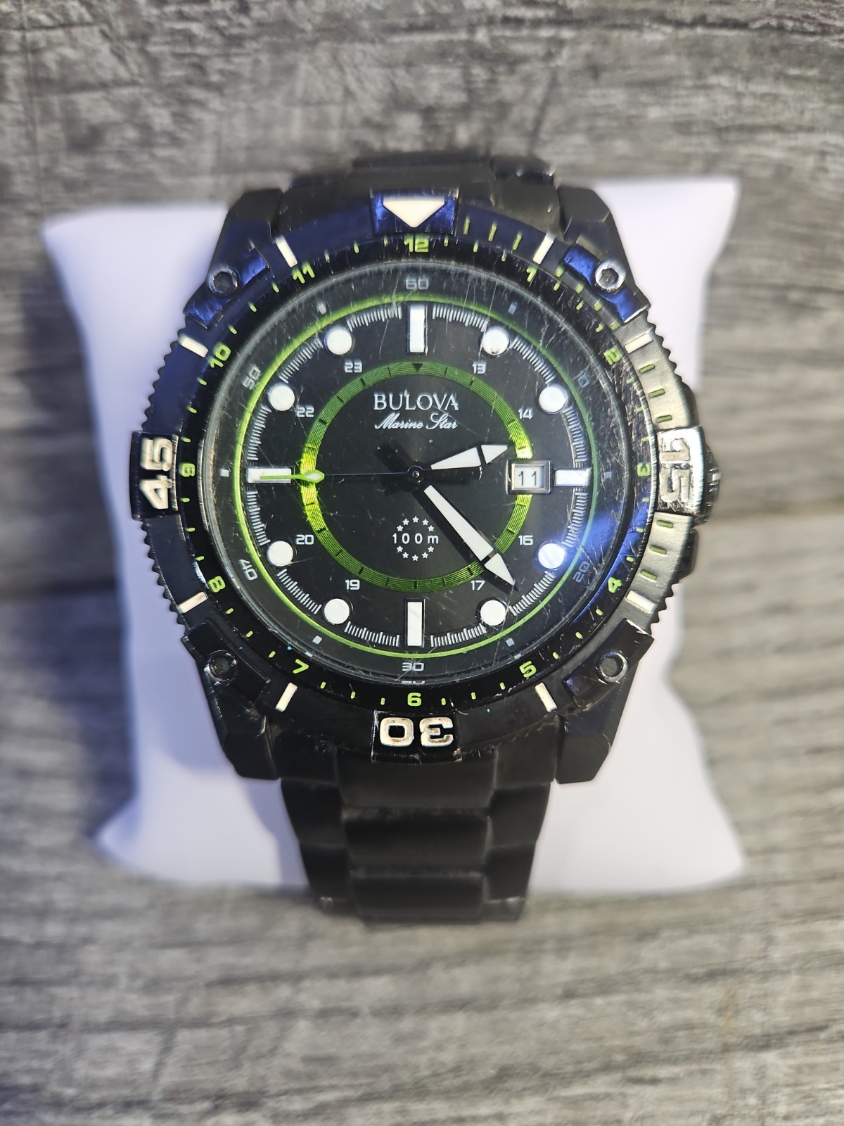 Bulova Marine Star 98B178 Wrist Watch for Men Working