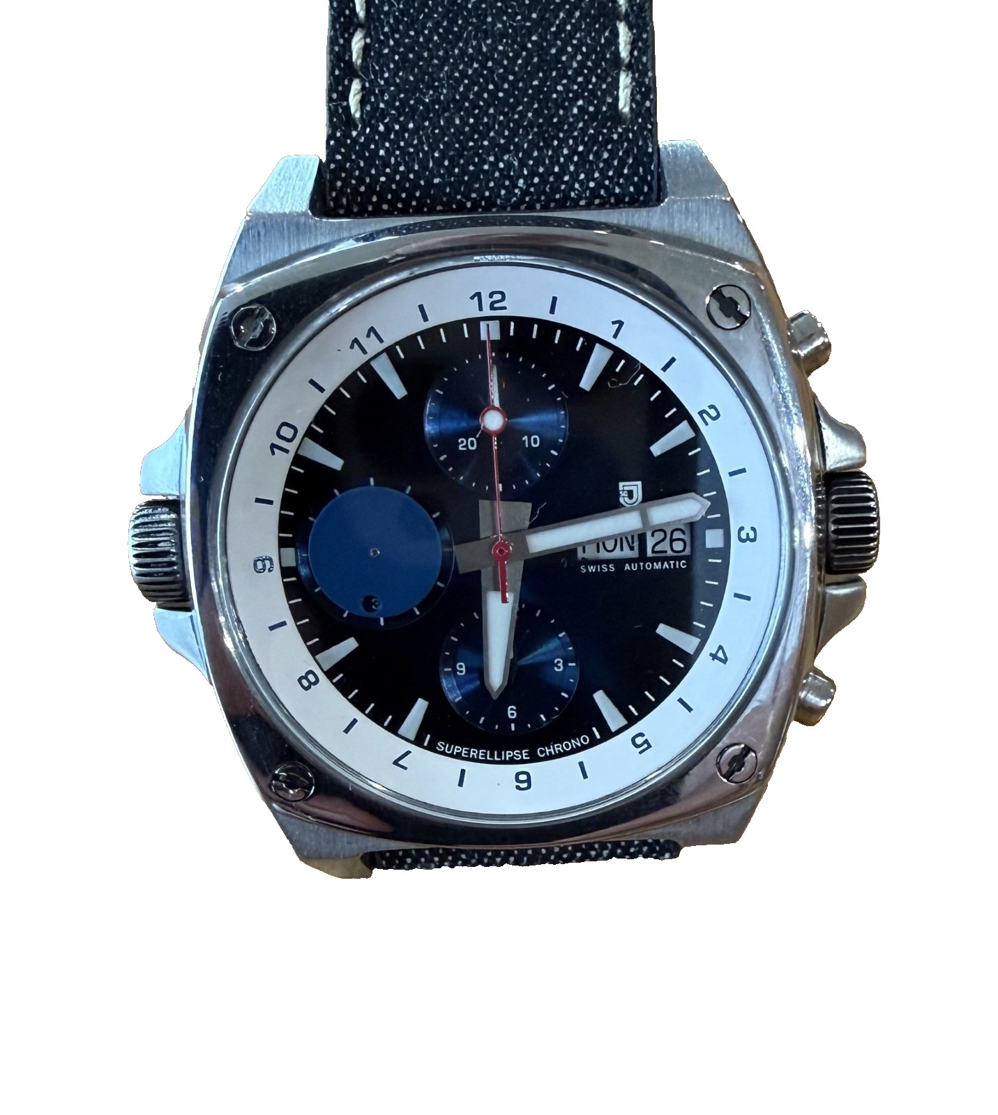 Jublion Singapore Superelipse 7750 GMT Chronograph