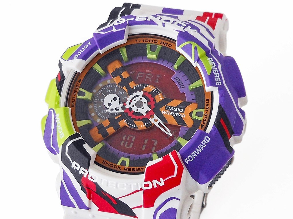 Casio G-SHOCK x Evangelion 30th Anniversary GA-110EVA30 Limited Edition Watch JP