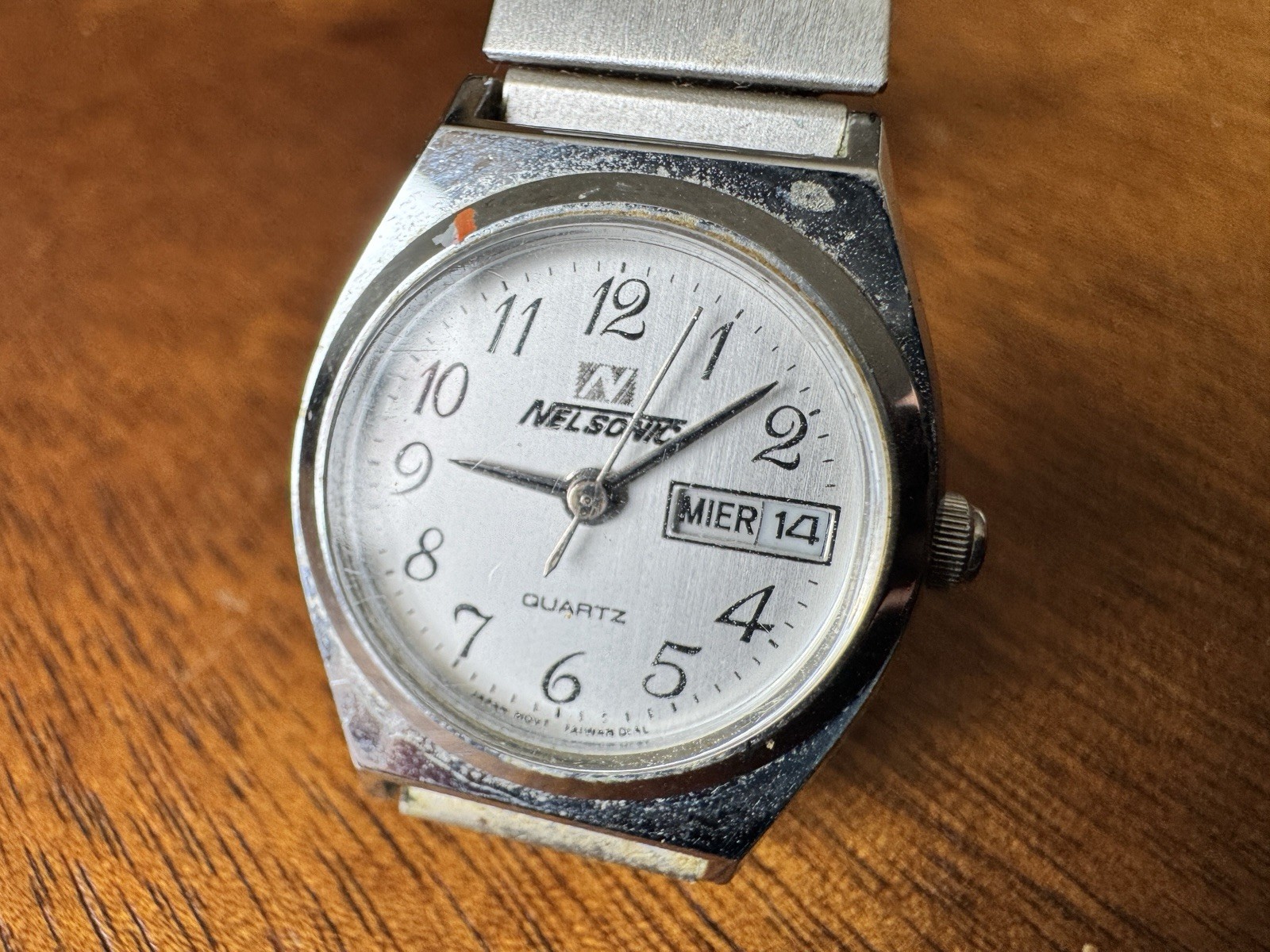 Vintage Nelsonic Watch Women’s 23.5.mm Silver Tone