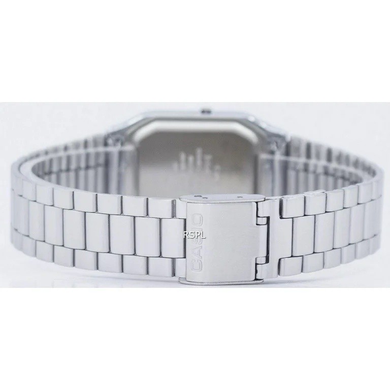 Men’s Core Casio AQ230A-7D Silver Stainless-Steel Quartz Watch