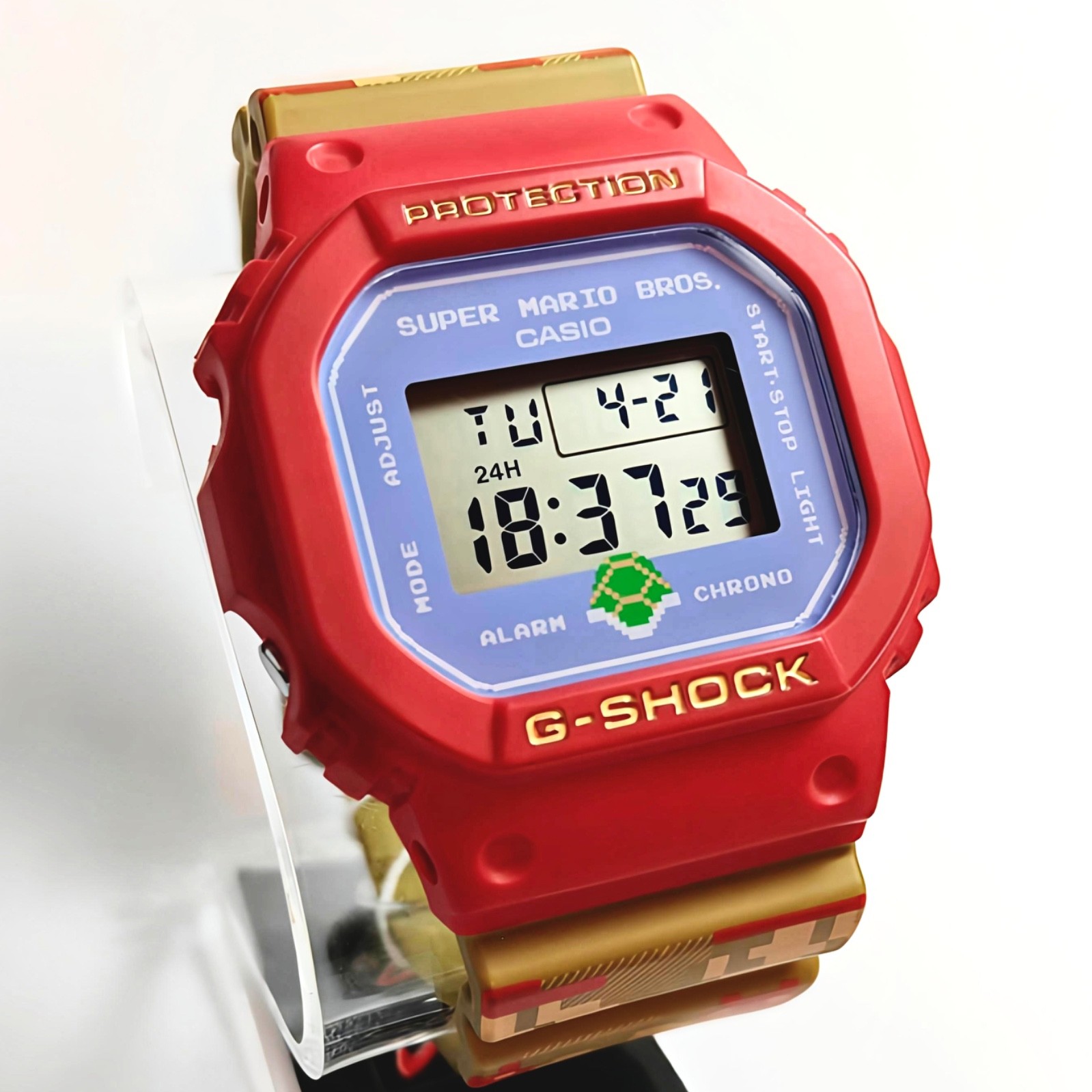 Casio G-SHOCK Rare Super Mario Bros collaboration – DW-5600SMB-4ER