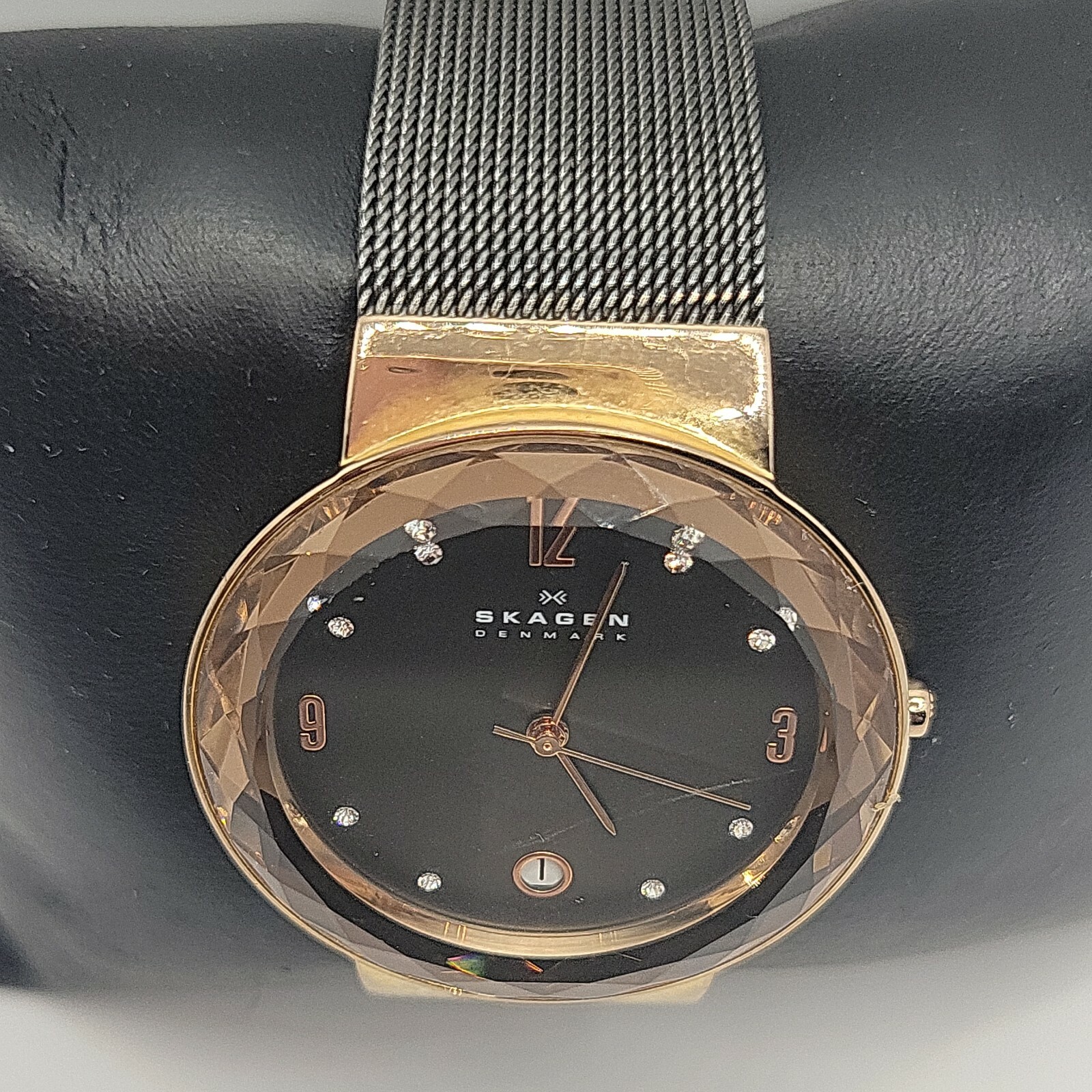 Skagen SKW2120 Women’s Stainless Steel Mesh Analog Dial Quartz Wrist Watch AM613