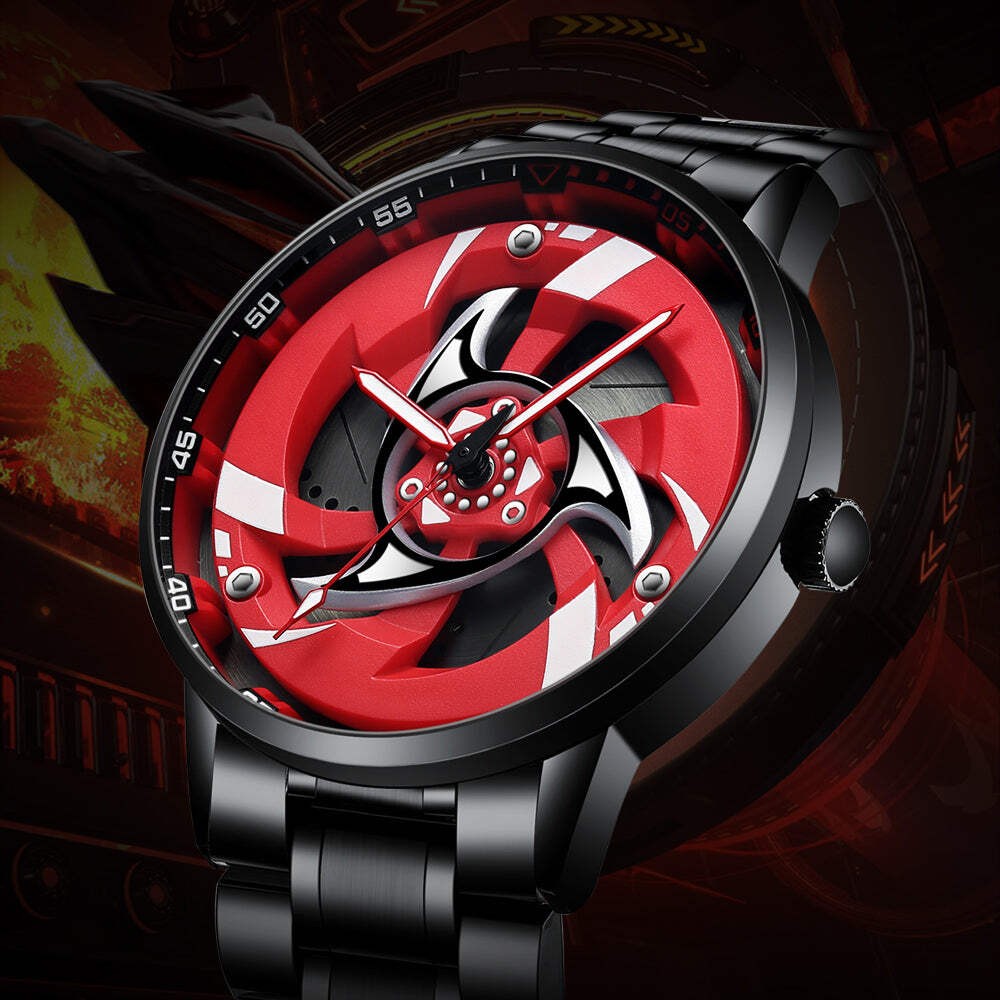 Babusar Naruto Itachi – Spinning – Anime Inspired Watch