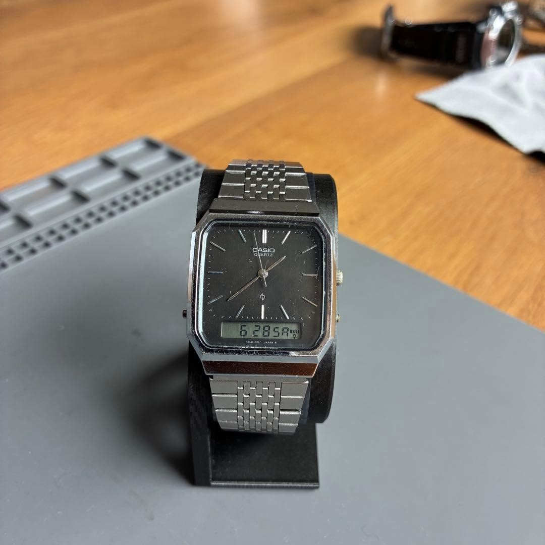 CASIO AQ-413 307, working condition, original metal case.