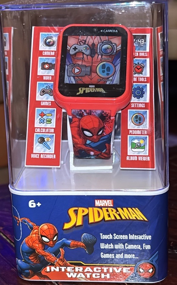 Marvel Spider-Man Watch Touch Screen Interactive Camera Video Games EducationNEW