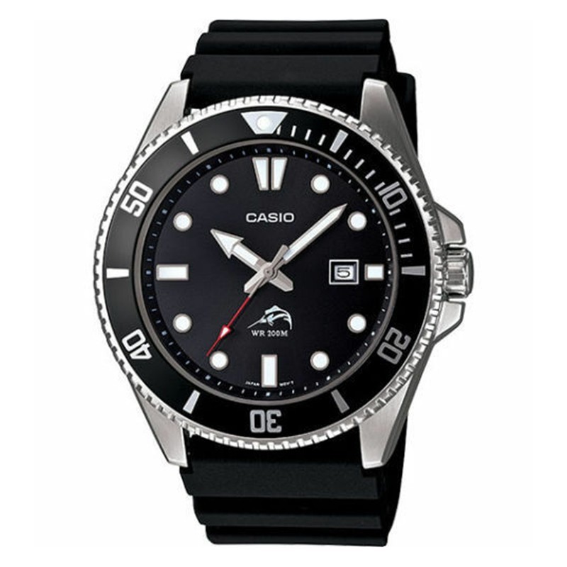 CASIO Men’s MDV106-1A Dive Wristwatch – Black – NWT