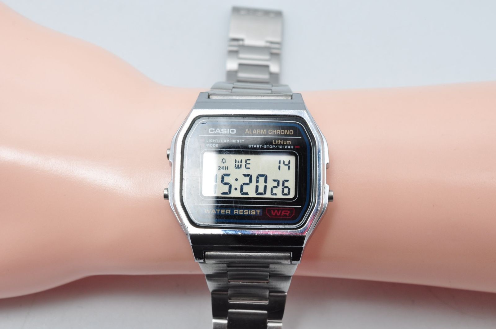 CASIO A158W Quartz Analog Digital Men’s Watch Stainless Steel