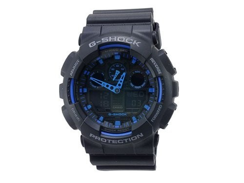 CASIO Watch G-SHOCK Antimagnetic Watch (JIS Type 1) GA-100-1A2 Men’s Pa