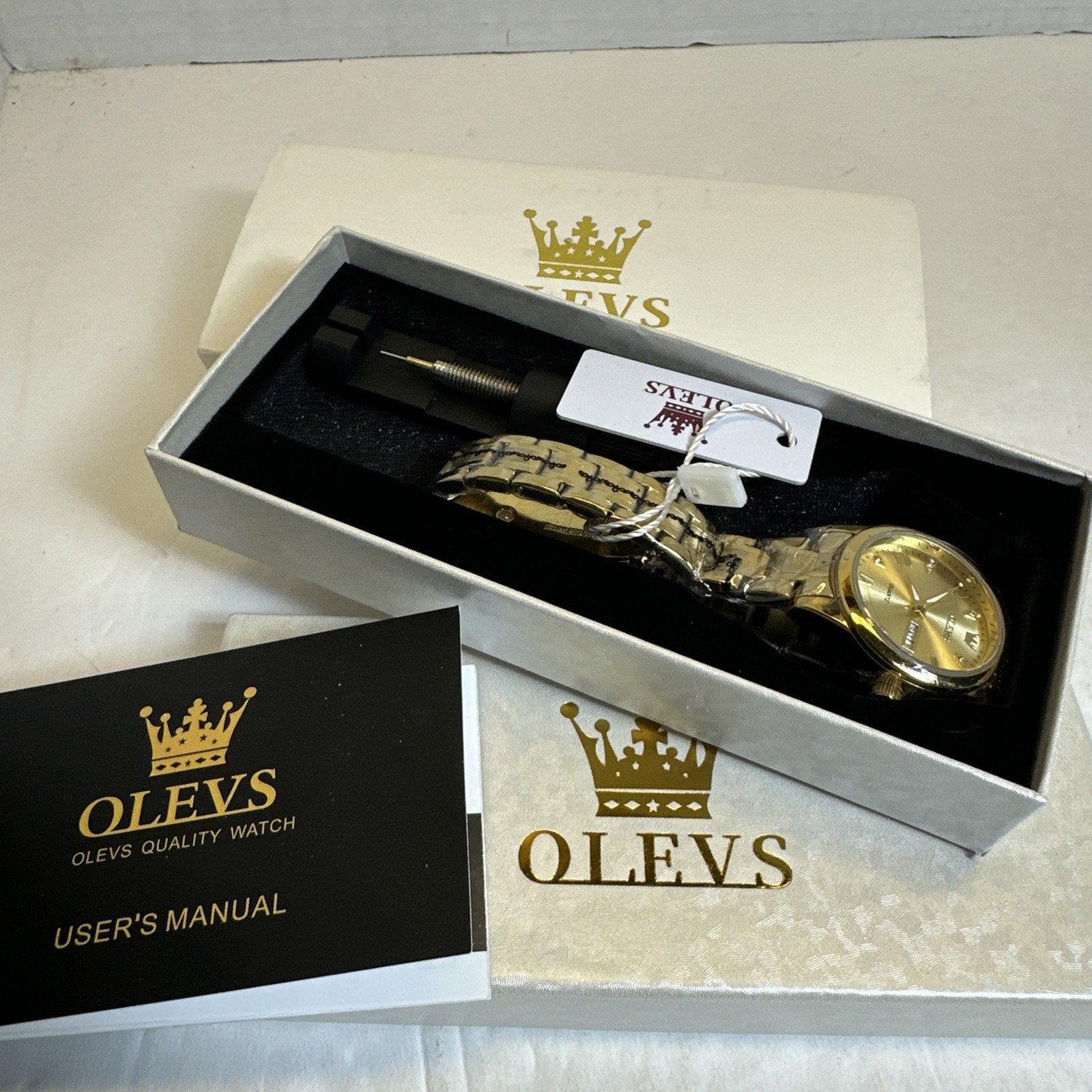 OLEVS Quartz Watch Women’s Wristwatch “BRAND NEW” Water Proof 30 meters