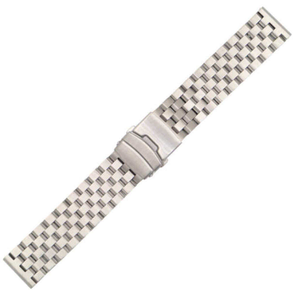 Stainless Steel Metal Watch Band Strap Solid Heavy Bracelet Quick Release #5051