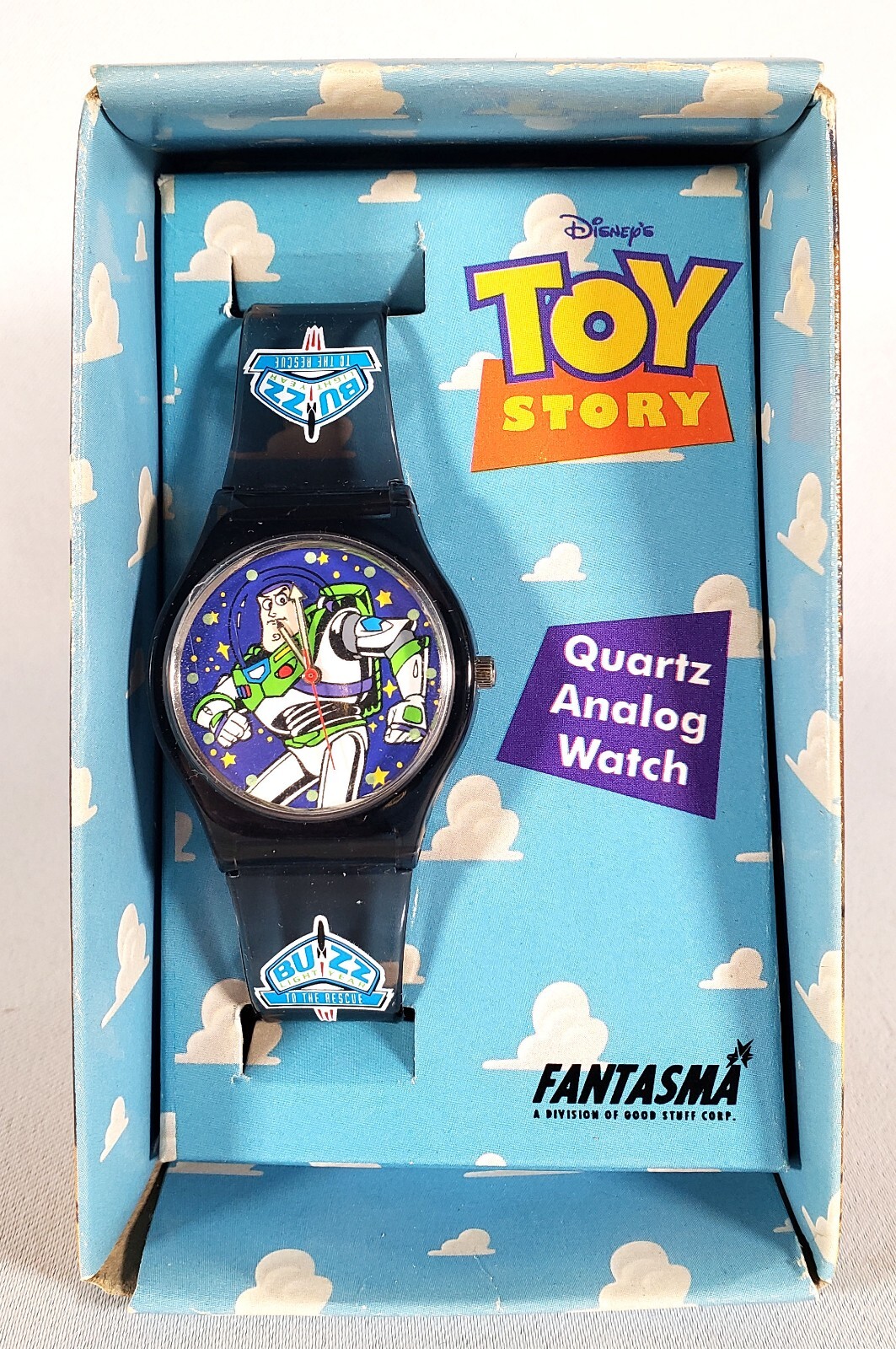 Buzz Lightyear from Toy Story Fantasma Cartoon Movie Character Watch in Box