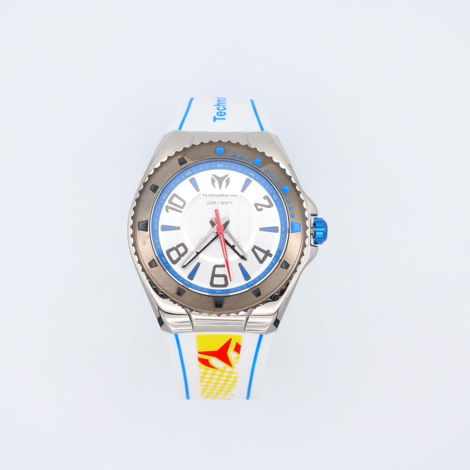TechnoMarine TM-525013 (Ref 12735) Racing Legends 44mm Silver Case Quartz Sport