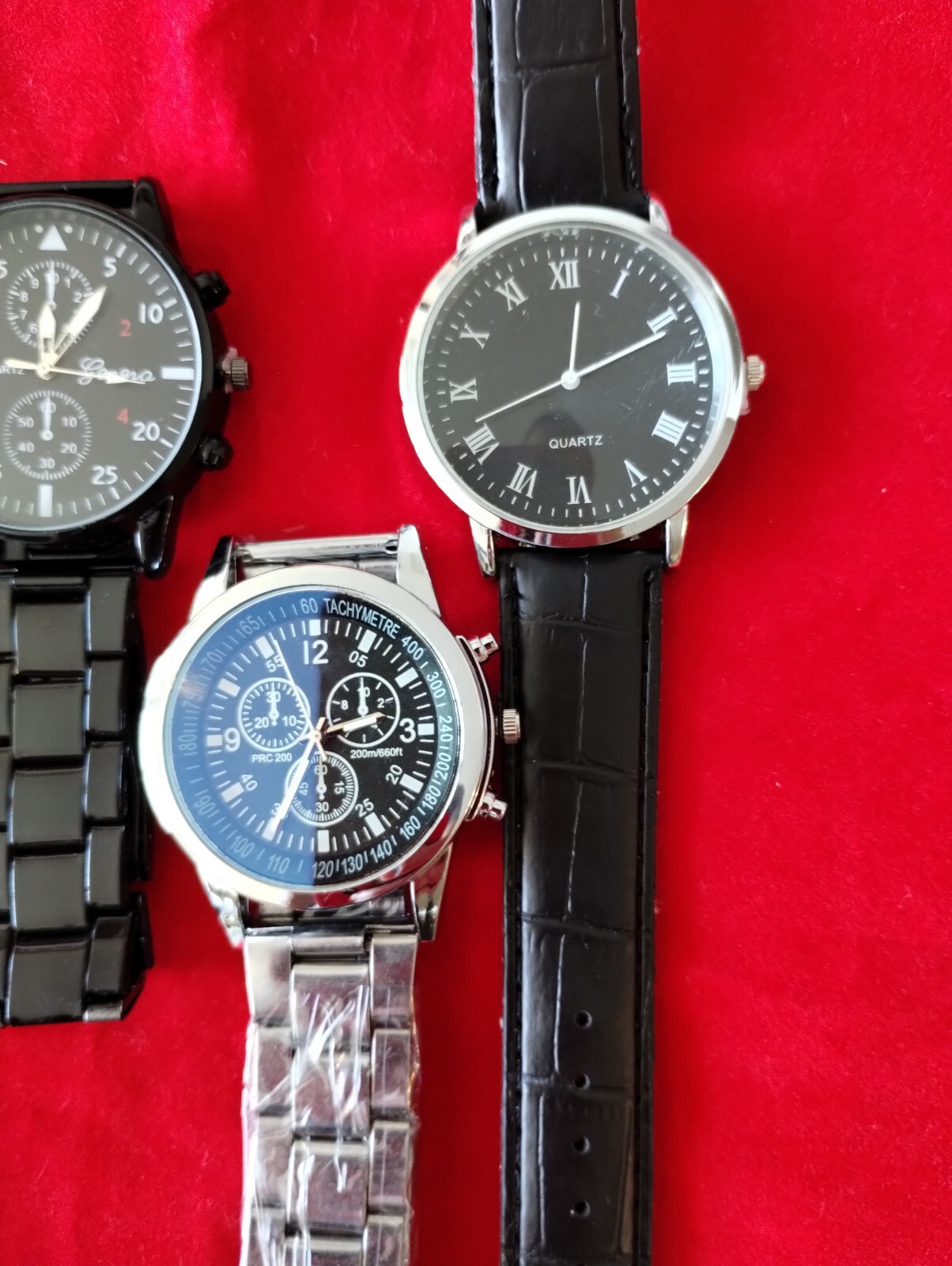 Set of 5 Brand NEW Men’s Assorted Watches. 5 FREE SPARE BATTERIES lot Deal #1025