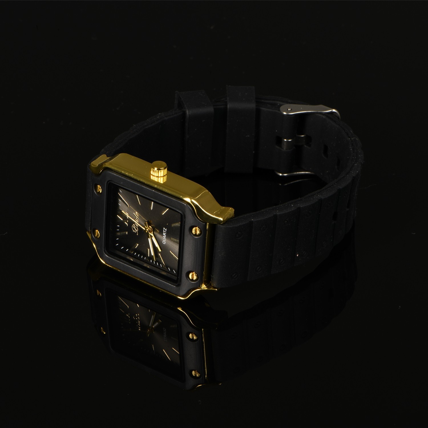 Modern Black Men Sport Watch Quartz Analog Wristwatches Casual Business Watches