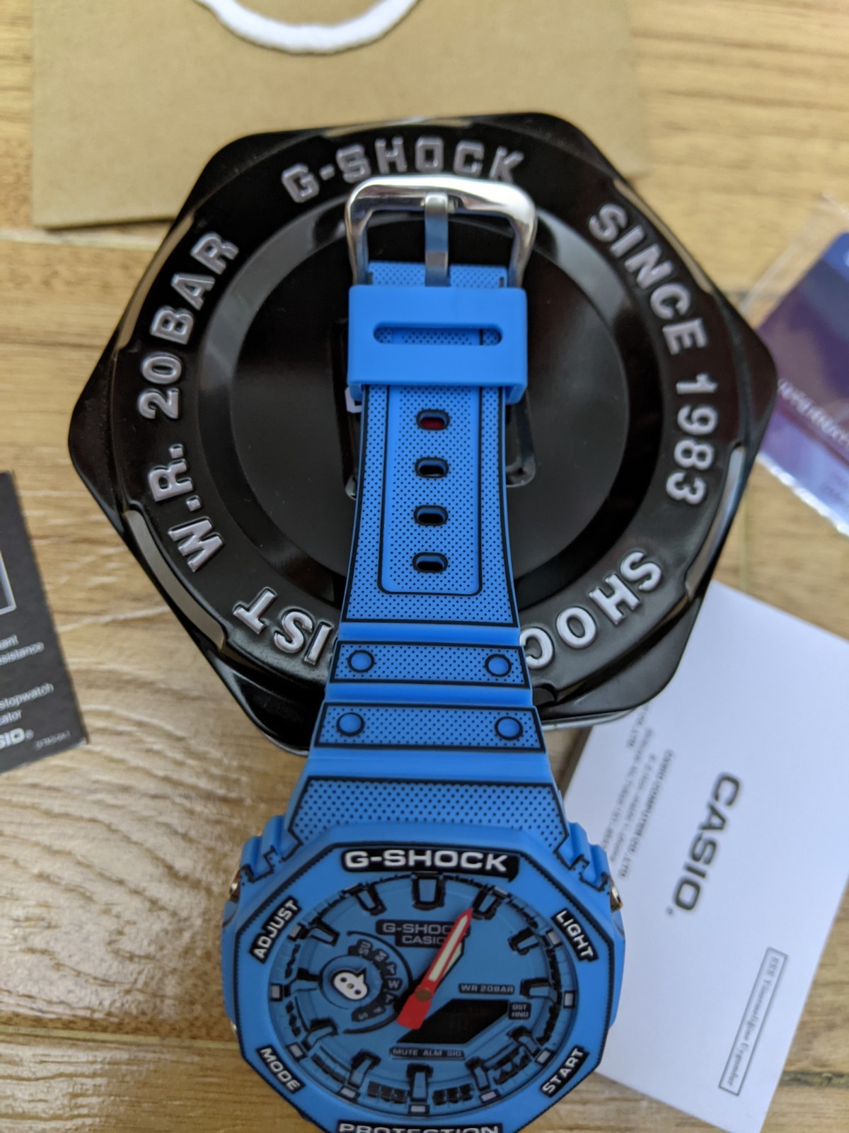 Casio G-SHOCK GA-2100MNG-2AJR MANGA Theme Blue