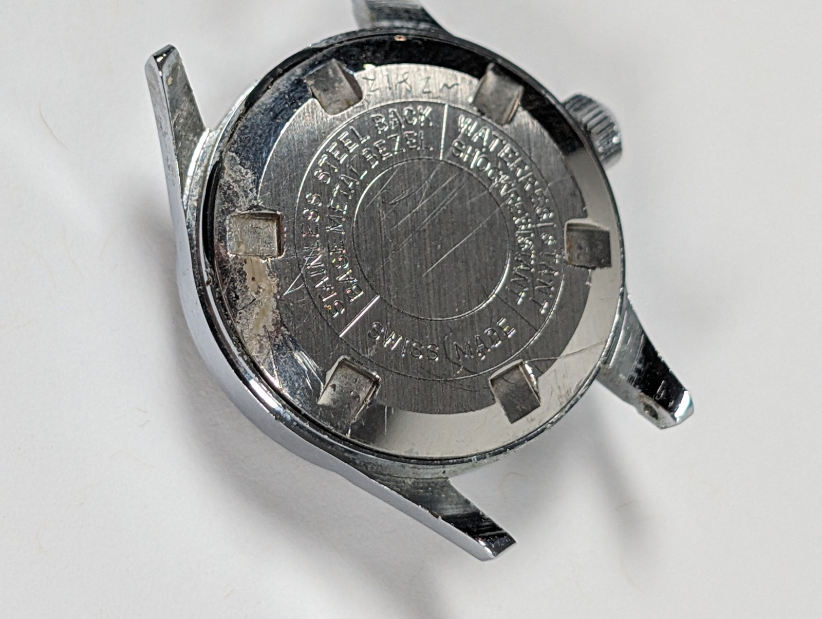 Chateau Swiss Ladies Watch Manual Wind Vtg 17 Jewels Silver Tone 23.5mm RUNNING