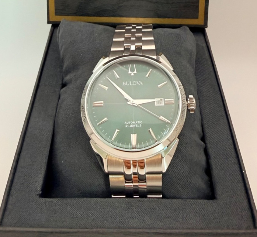 Bulova 96B424 Classic Sutton Stainless Steel Automatic Men’s Watch 41mm