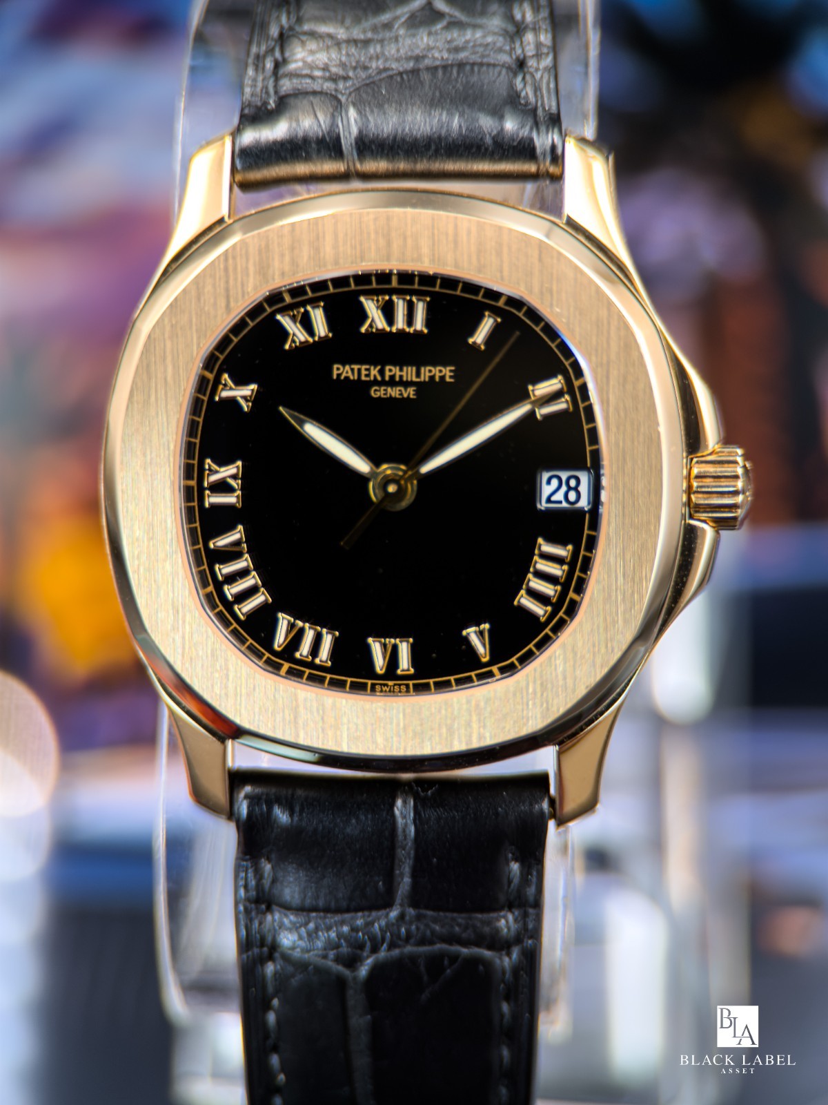 Patek Philippe Aquanaut 5060SJ-001 Yellow Gold 35mm Roman Dial Box