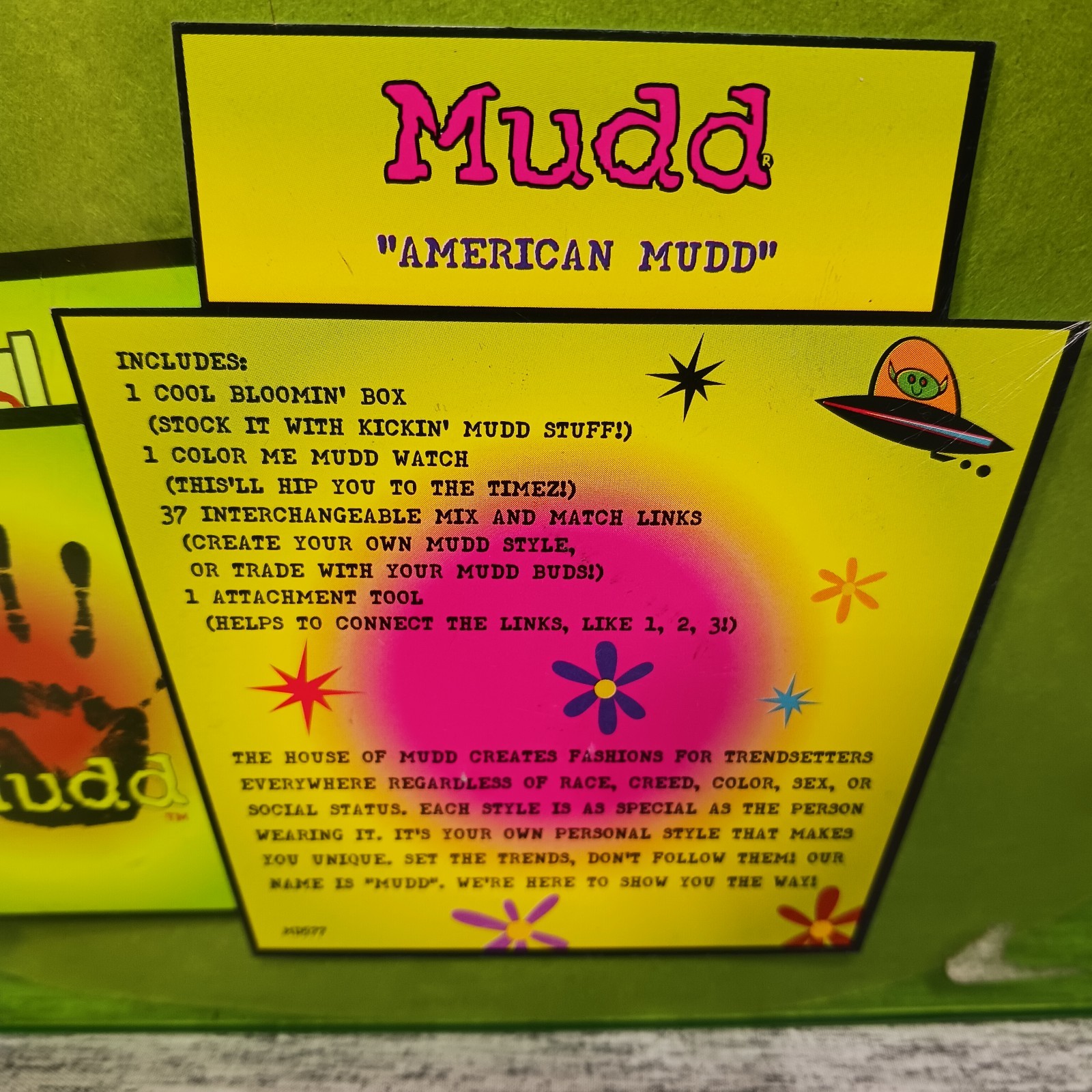 NIB Mudd Silver Tone Watch & Interchangeable Links Set American Mudd