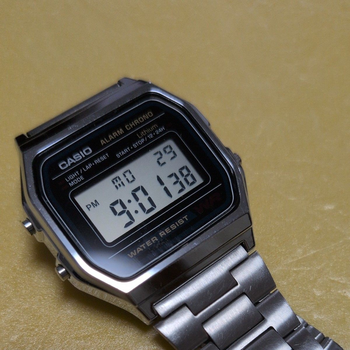 CASIO ALARM CHRONO Digital Watch A158W