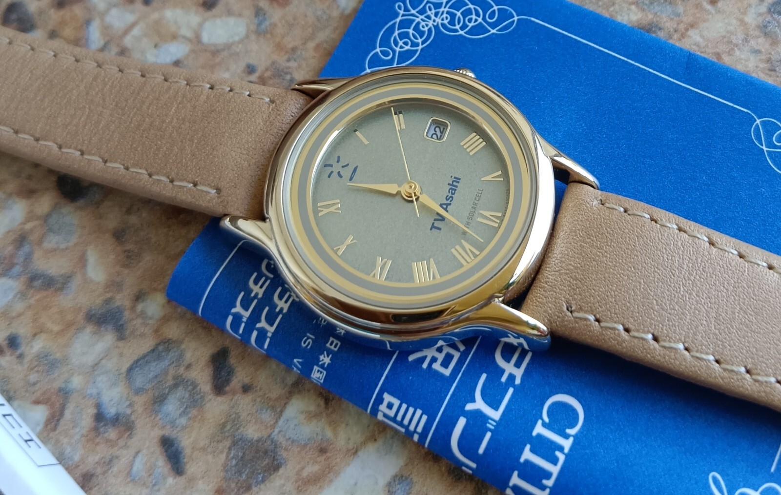 Ladies Citizen Eco-Drive TV Asahi Dress Watch 7371 August 2000