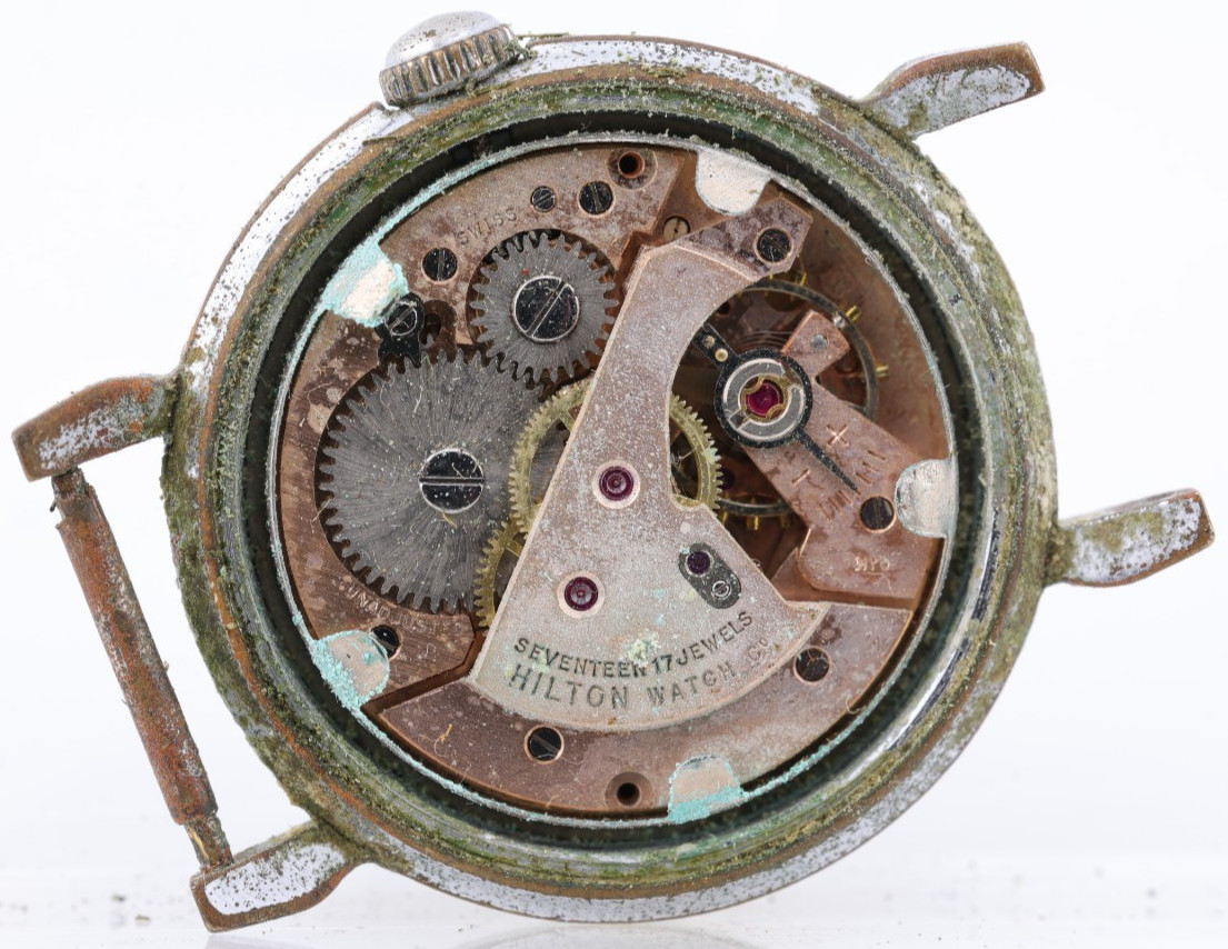 HILTON cal. AS 1187/94, 17j WRIST WATCH, 34mm 15mm LUG, FOR REPAIR (FM)