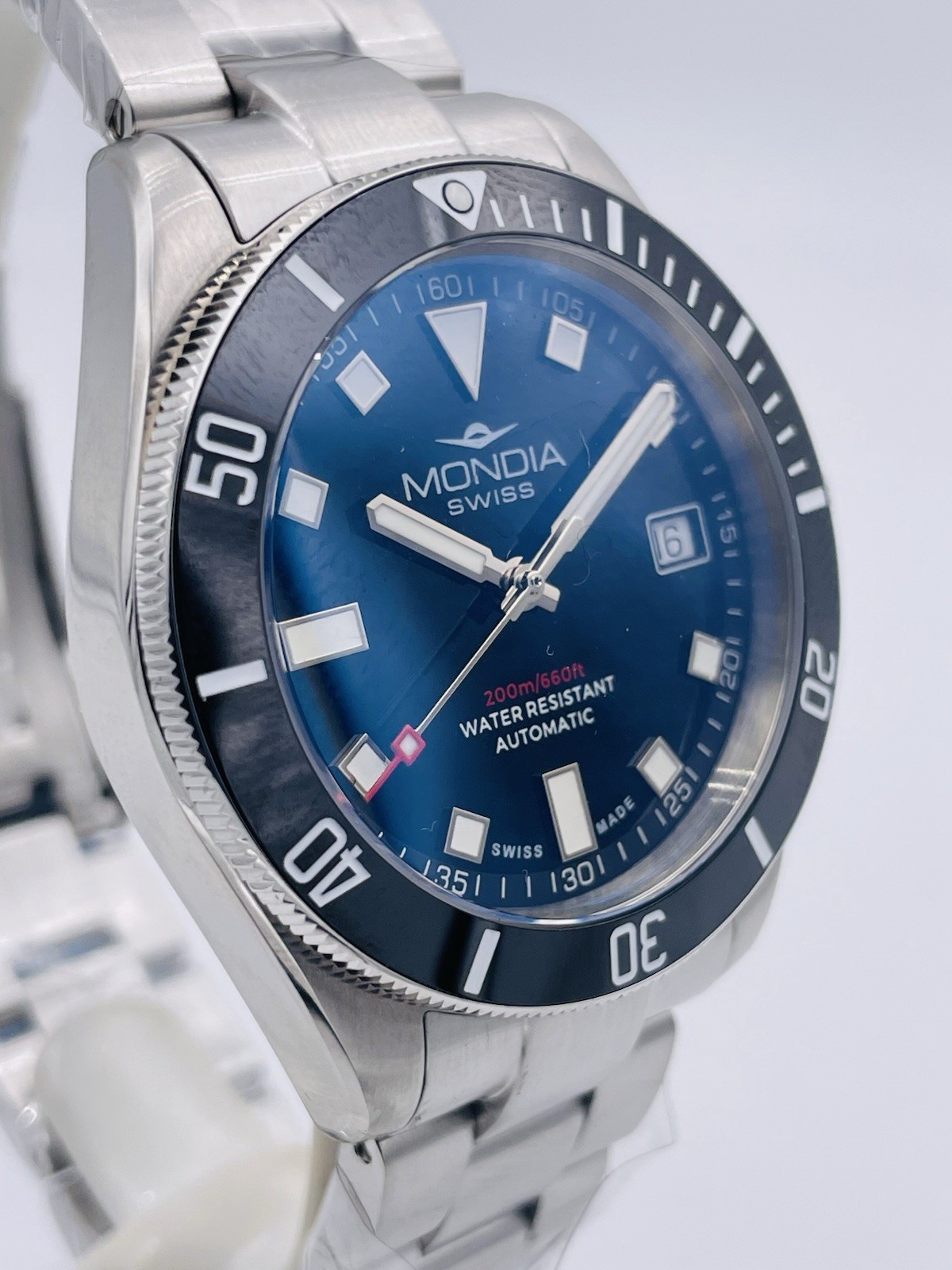 Mondia Swiss Sellita Sw200 Watch 38Mm Steel MS224R/796 Discounted New