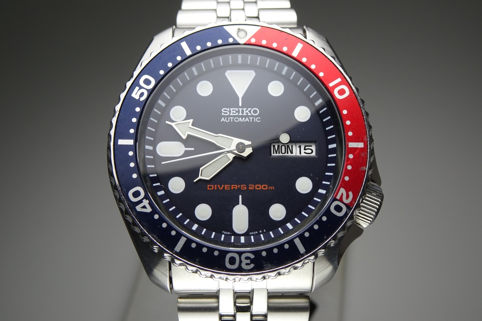 Vintage 1999 JAPAN SEIKO DIVER’S 10BAR 7S26-0020 21Jewels Automatic.