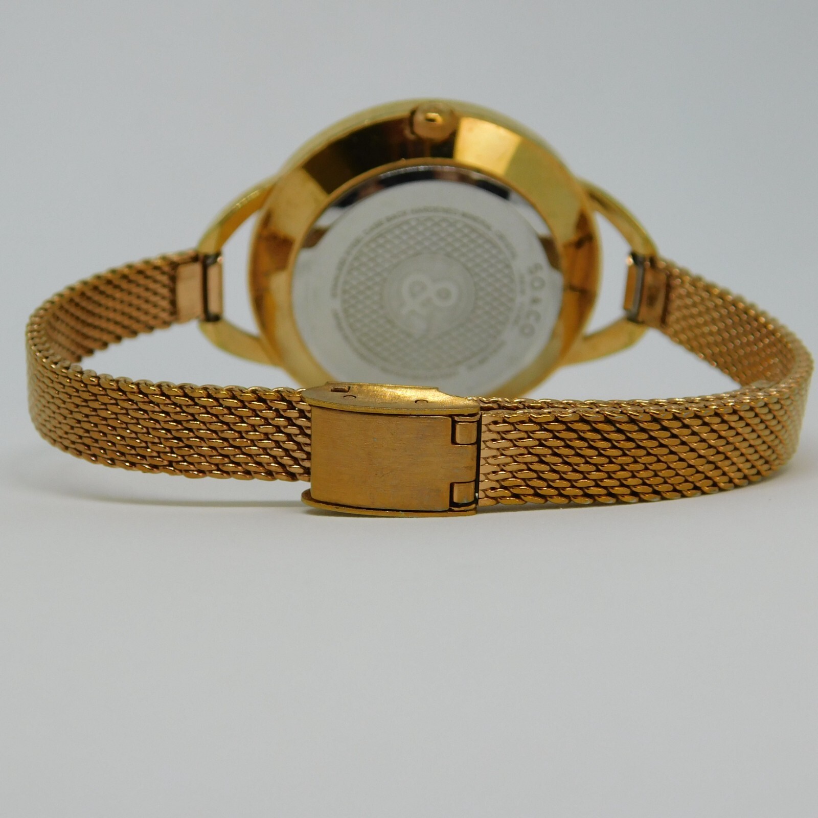 So & Co New York Hardened Mineral Crystal Quartz Women’s Watch New Battery