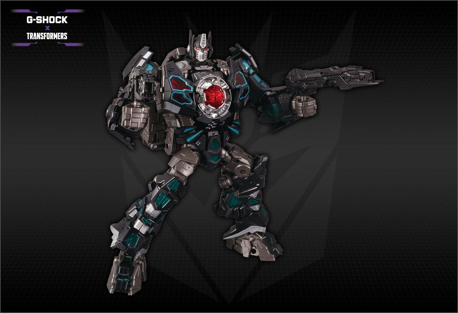 G-SHOCK × TRANSFORMERS Master Nemesis Prime Resonant Mode DW5600TF19-1JR