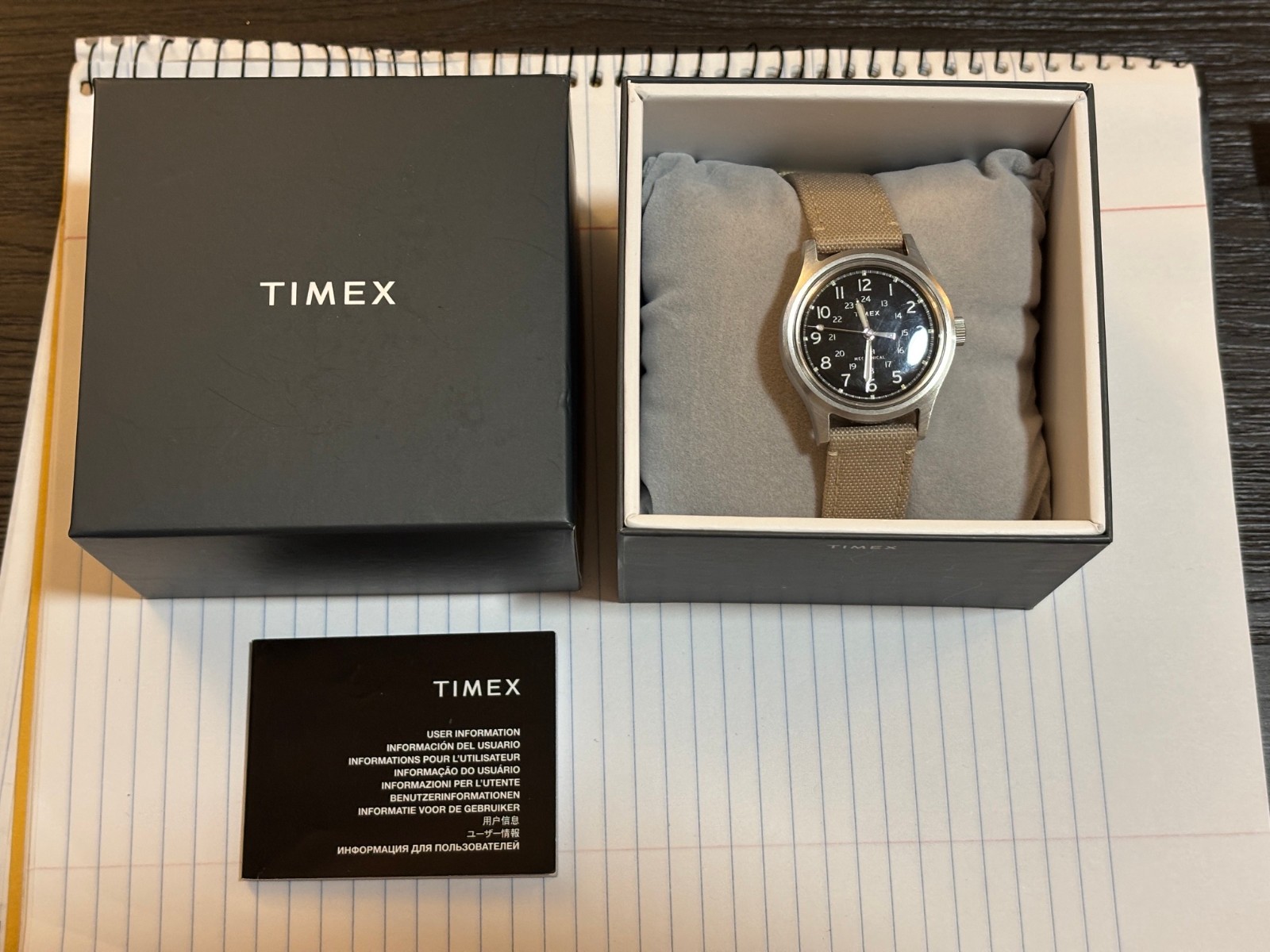 TIMEX MK1 Manual Hand-Wound Watch 36mm Military Field Watch TW2Y07900 (Used)
