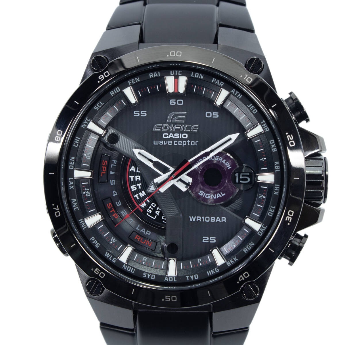 Working Condition New Casio Watch Rechargeable Solar Radio Men’s Edifice EQW A10