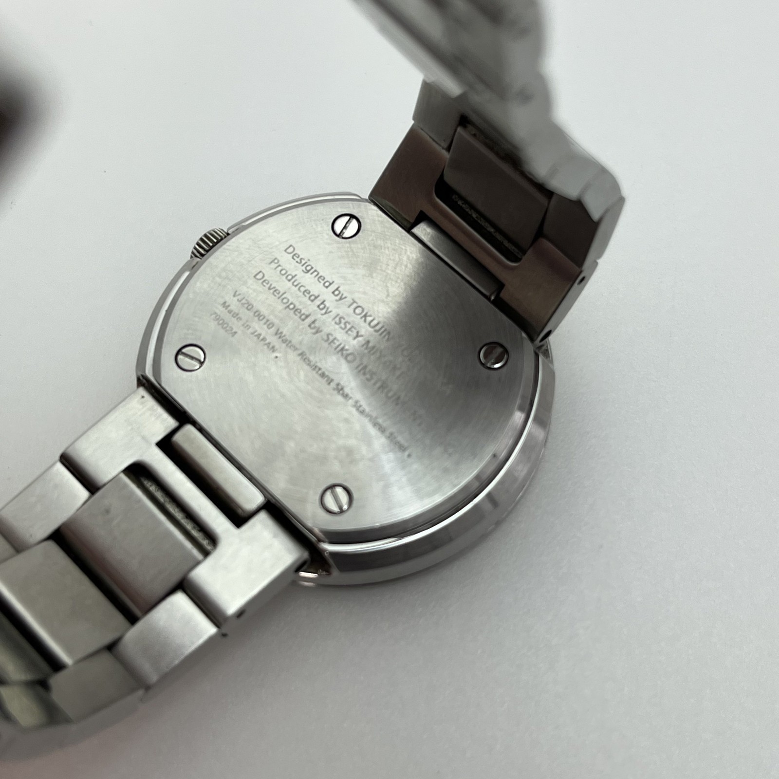 Seiko Issey Miyake TO TOKUJIN YOSHIOKA Quartz Japan Designer Watch w/ Box #525B