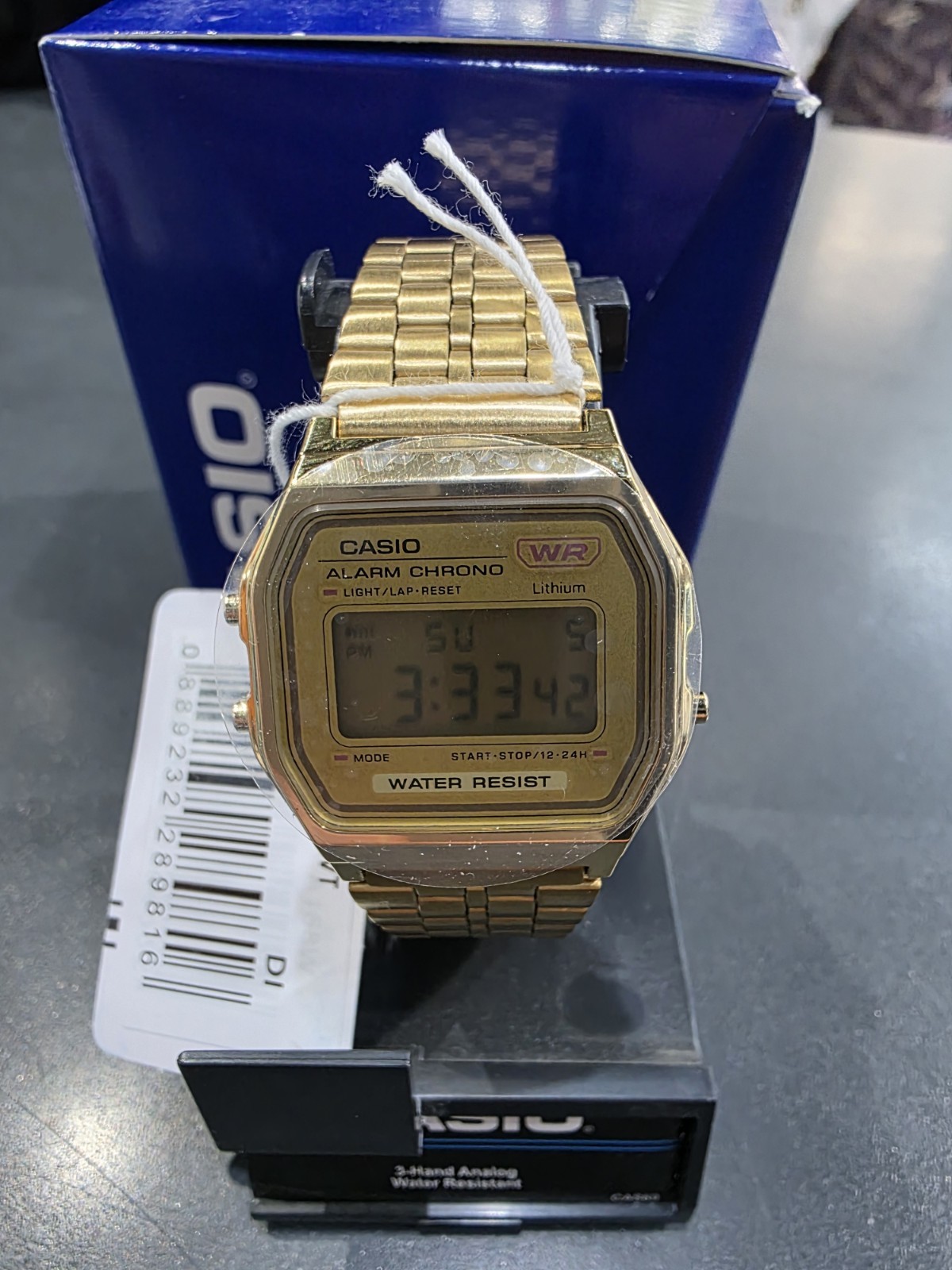 Casio Vintage Watch A158WETG-9AVT Brand New In Box