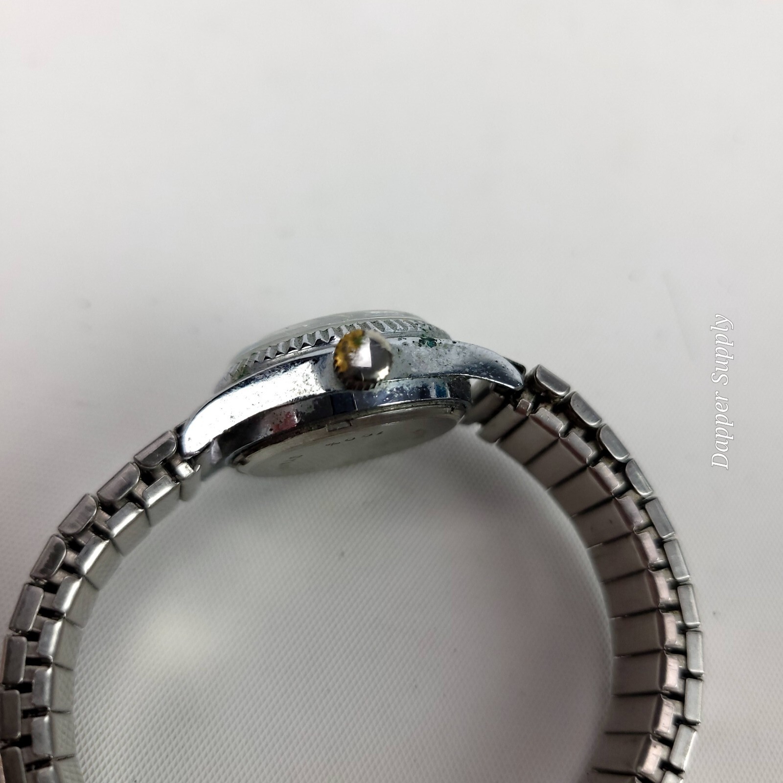Rivington Antimagnetic Watch Made in Hong Kong Womans Stainless Steel Vtg