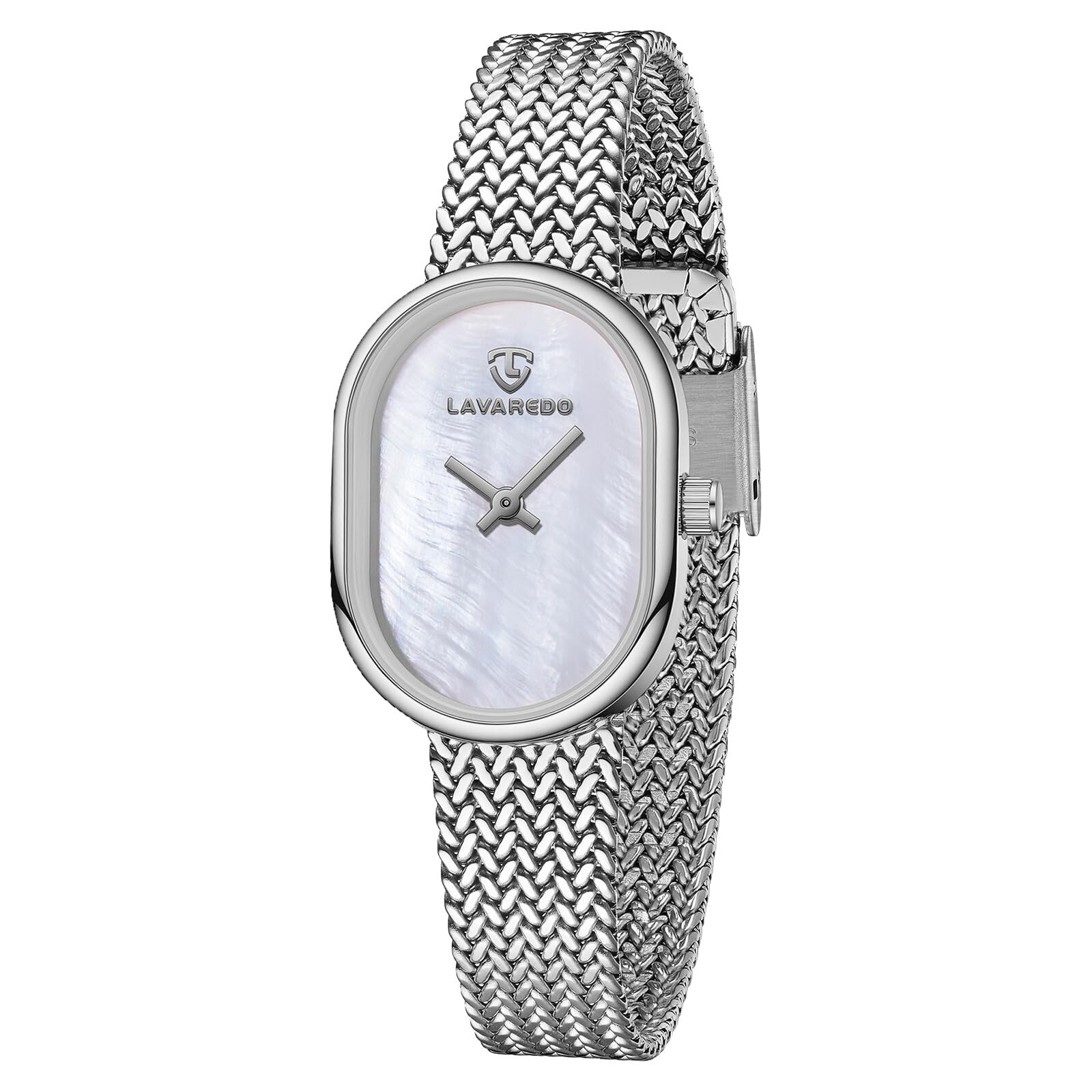 VTAIGE Dainty Gold Watches for Women with Mesh Steel Bracelet Mother of Pearl…