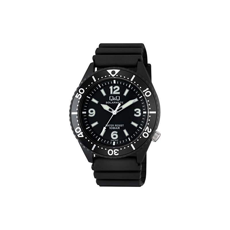 Citizen Q Q Solar Watch 10 ATM Water Resistant Analog Urethane Band H064 001 Men