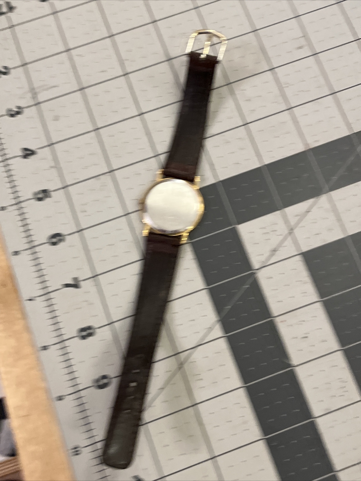 Mens Vintage 1985 Watch SEIKO 65307009 Marked Diamond Dial Midsize gold G2U