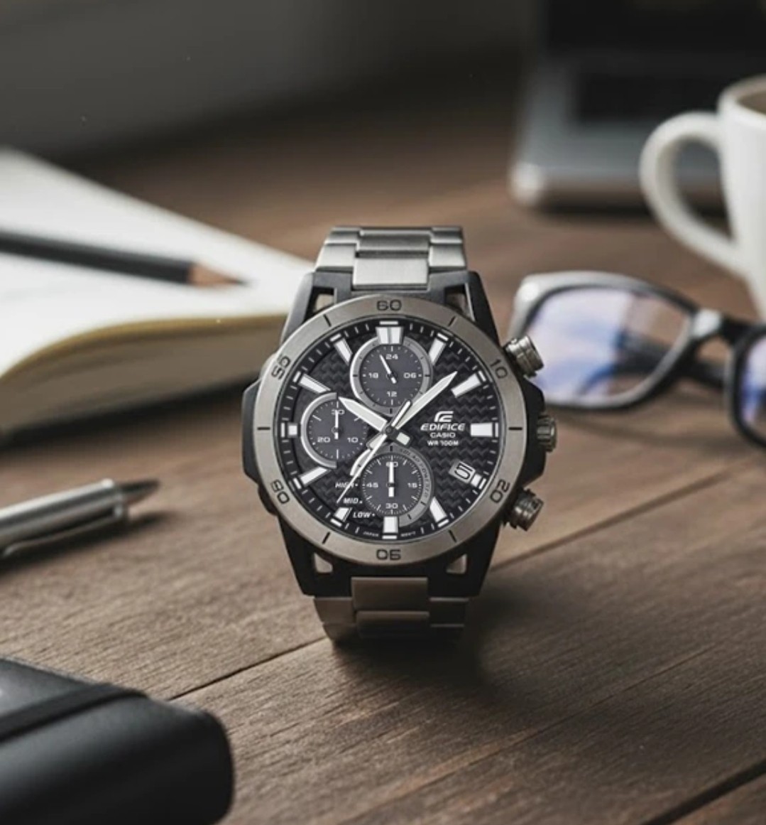 Casio Edifice Sospension Chronograph Stainless Steel Solar Powered EQS-960D-1AV