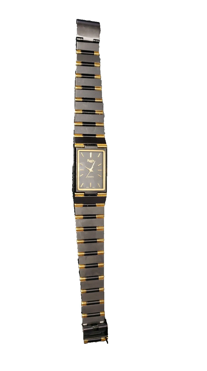 Vintage Regis Diastar Two Tone Steel 23.5 mm Swiss Quartz Wrist Watch