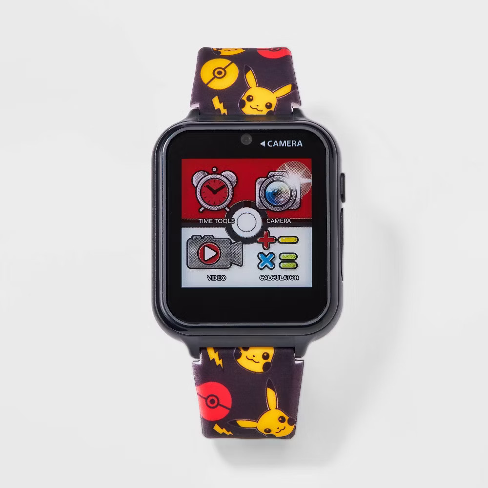 Boys’ Pokemon Light-Up Interactive Watch – Yellow/Black