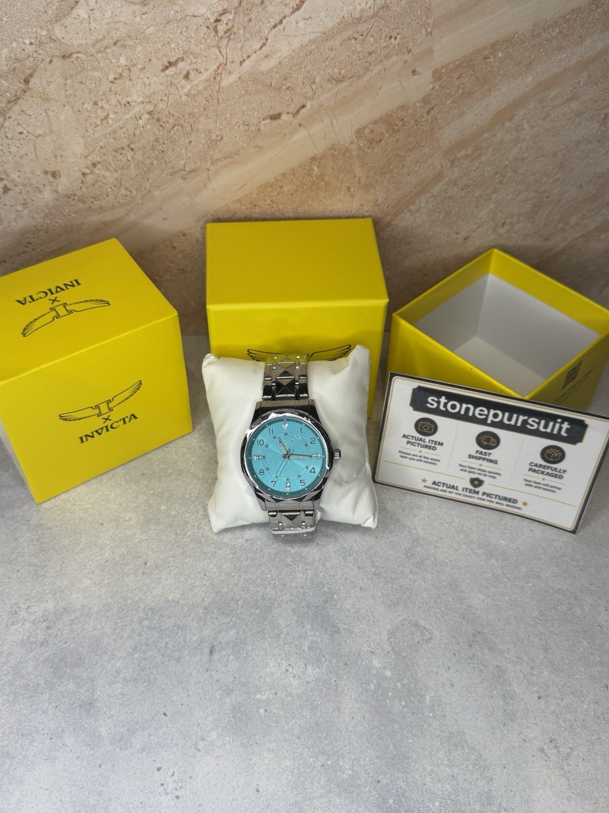 Invicta Men’s Watch 41mm – Teal Sunburst Dial – Brand New with Box