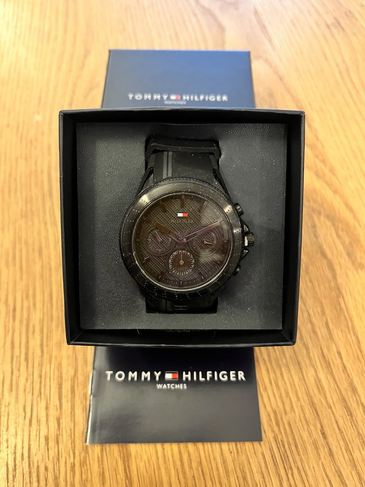 Tommy Hilfiger 1791861 Aiden Chronograph Cased Men’s Watch Hardly Worn Boxed