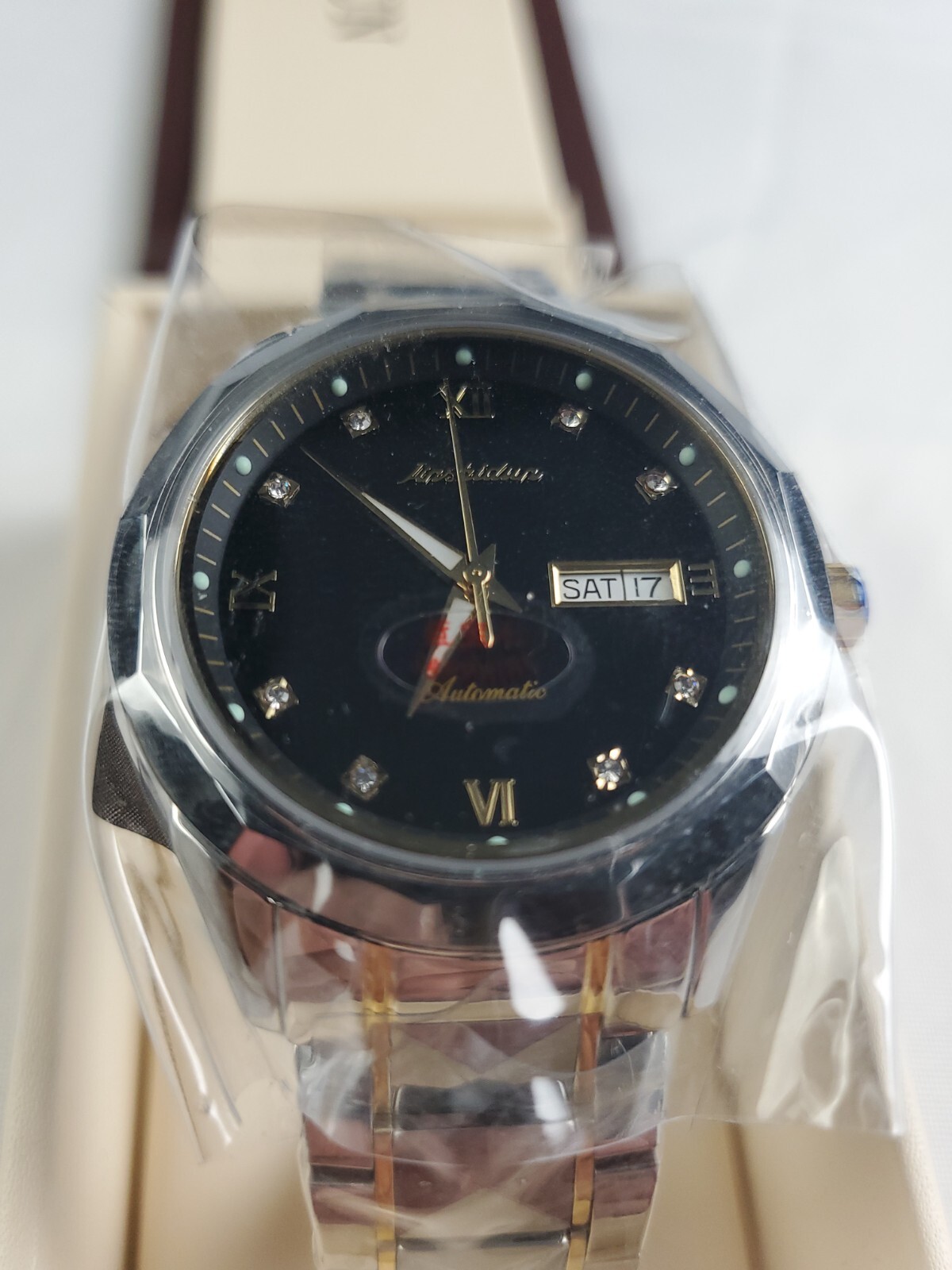 Brand New Men’s JSDUN Mechanical Automatic Two Tone Wrist Watch Model No: 8813G