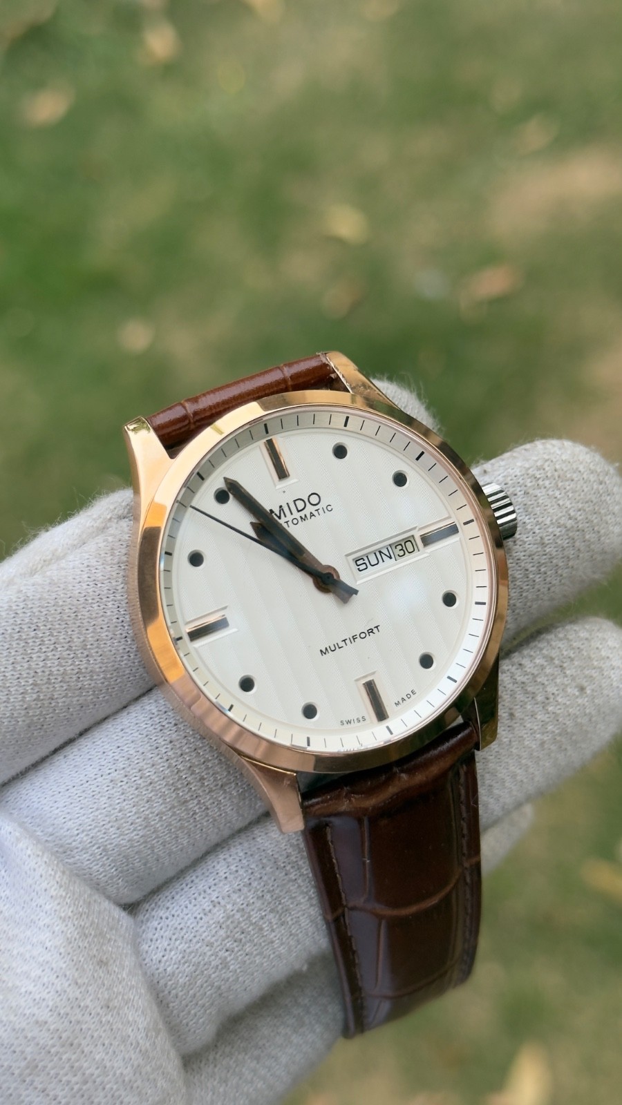 Mido Multifort Day-Date Swiss Automatic – Rose Gold Edition