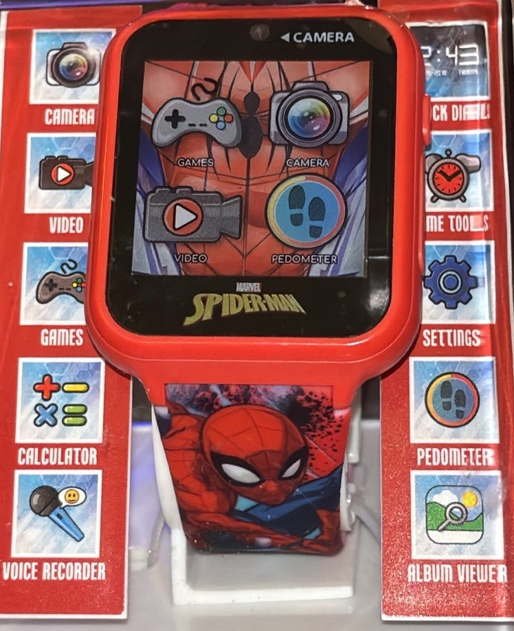Marvel Spider-Man Watch Touch Screen Interactive Camera Video Games EducationNEW