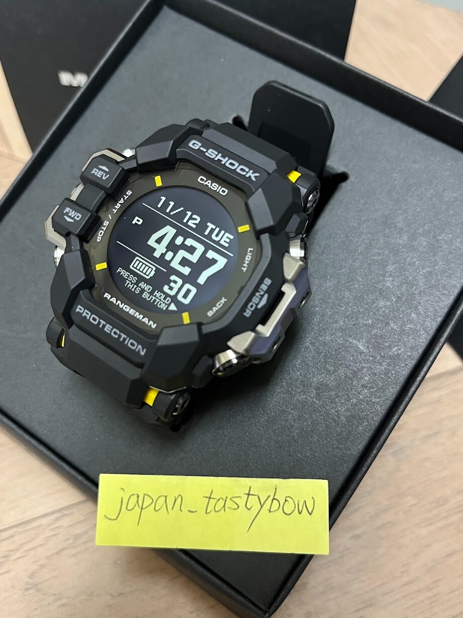 Casio G-SHOCK GPR-H1000-1JR RANGEMAN Master of G Sport Watch Bluetooth GPS Men