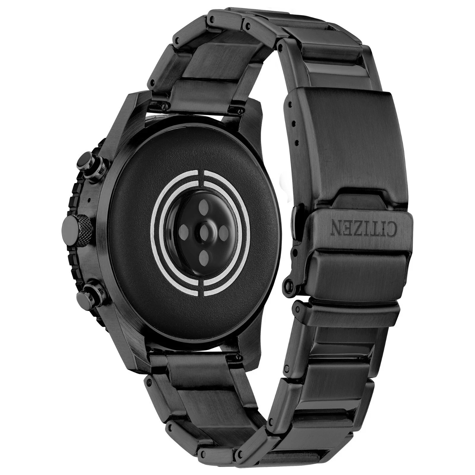 Citizen CZ Smart Touchscreen Black Stainless Steel Smart Watch 44MM MX1017-50X