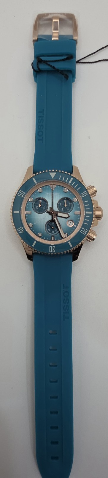 Tissot Seastar 1000 Quartz Chronograph 38mm Turquoise Dial T120.217.37.041.00
